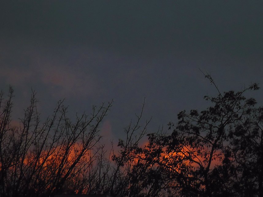 Farbenspiel am Abendhimmel