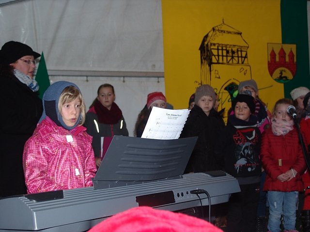 Vorweihnachtssingen der Schulkinder