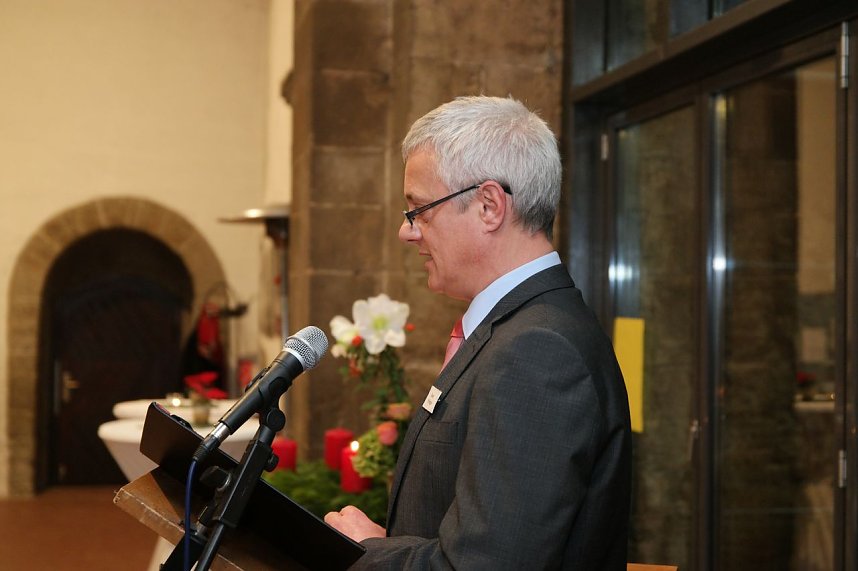 Neujahrsempfang des Kirchenkreises S&uuml;dharz: Pr&auml;ses der Synode, Dr. Krieger