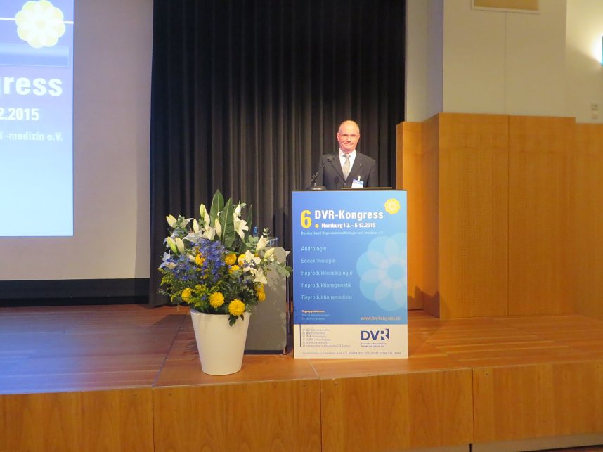 Nordh&auml;user Medizinerkongress in Hamburg: Dr. Beintker bei der Er&ouml;ffnungsrede