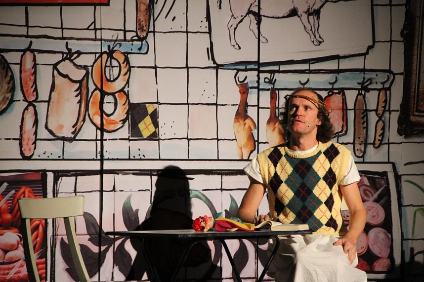 Das Krippenspiel mit Olaf Schubert sorgte im Theater Nordhausen wieder f&uuml;r ein volles Haus