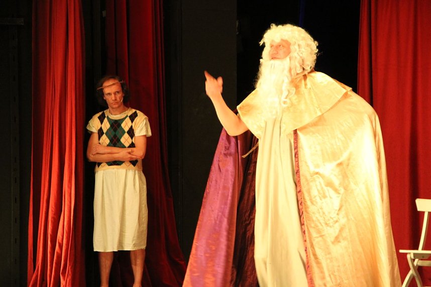 Das Krippenspiel mit Olaf Schubert sorgte im Theater Nordhausen wieder f&uuml;r ein volles Haus