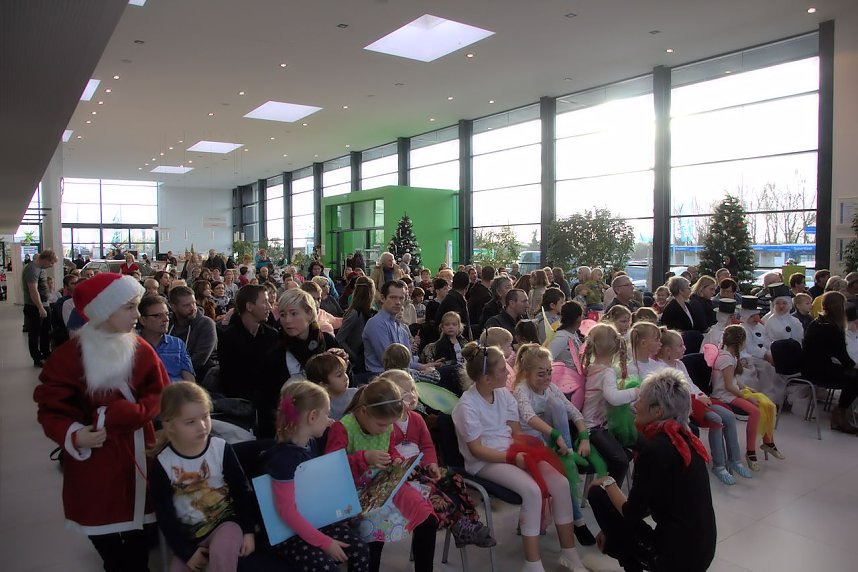 Weihnachten in der Skoda-Autowelt