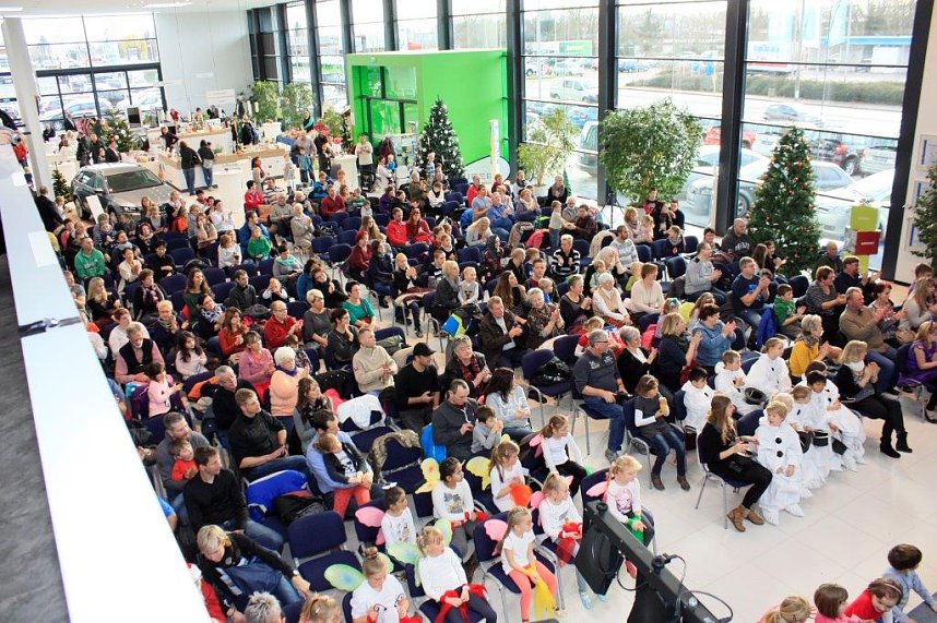 Weihnachten in der Skoda-Autowelt