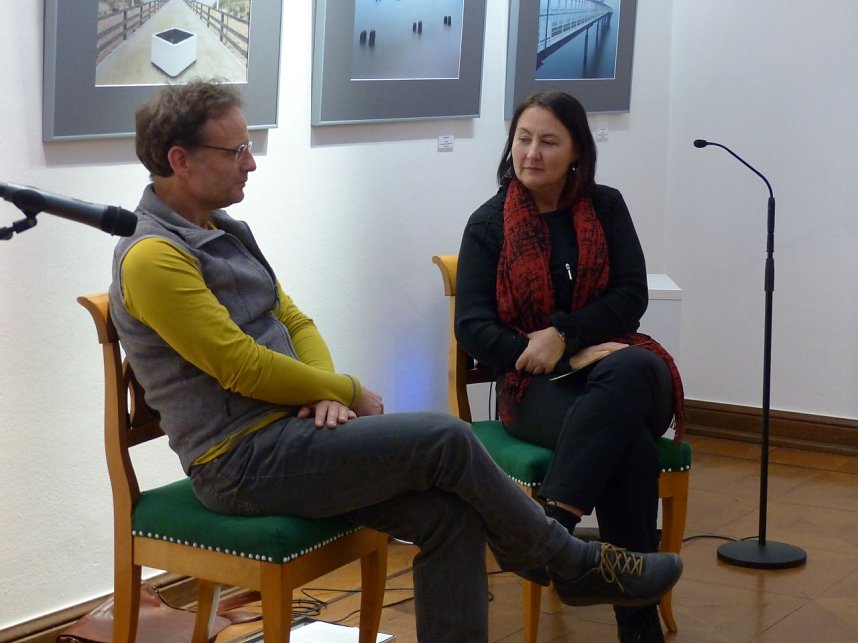 K&uuml;nstlergespr&auml;ch im Kunsthaus Meyenburg mit Tilman Graner