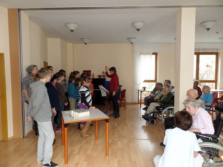 Zu Gast im Altenpflegezentrum