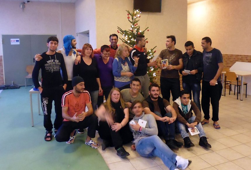 Weihnachten in Unterk&uuml;nfte gebracht