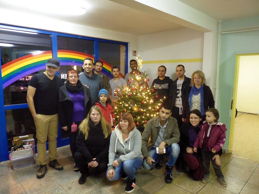 Weihnachten in Unterk&uuml;nfte gebracht