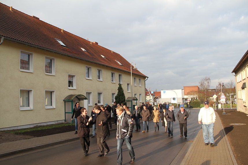 Sie ist er&ouml;ffnet - die Naumannstra&szlig;e in Bleicherode