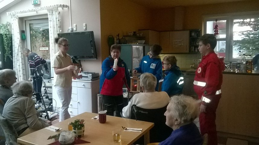 Ellricher Bergwachter im Friedenslichtensatz