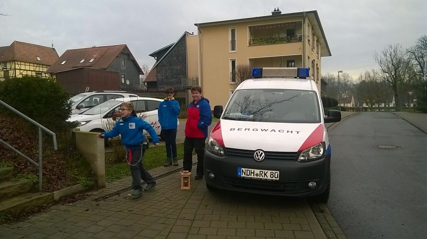 Ellricher Bergwachter im Friedenslichtensatz