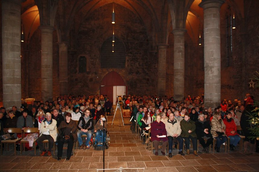 Der gemischte Chor Ellrich beim diesj&auml;hrigen Weihnachtskonzert