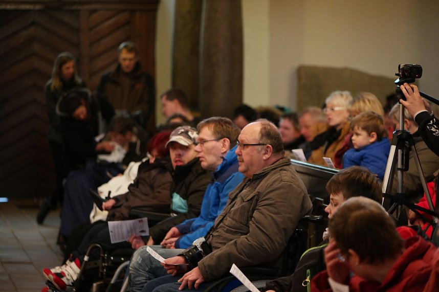 Weihnachtsgottesdienst der Nordth&uuml;ringer Werkst&auml;tten
