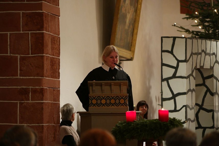Weihnachtsgottesdienst der Nordth&uuml;ringer Werkst&auml;tten