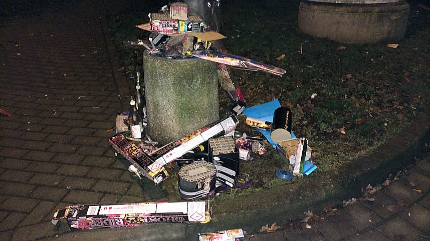 Bilder einer Nordh&auml;user Silvesternacht
