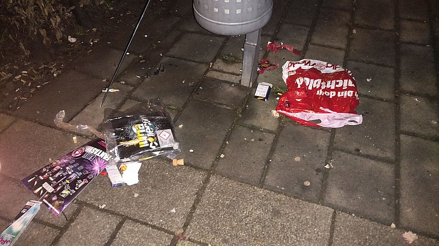 Bilder einer Nordh&auml;user Silvesternacht