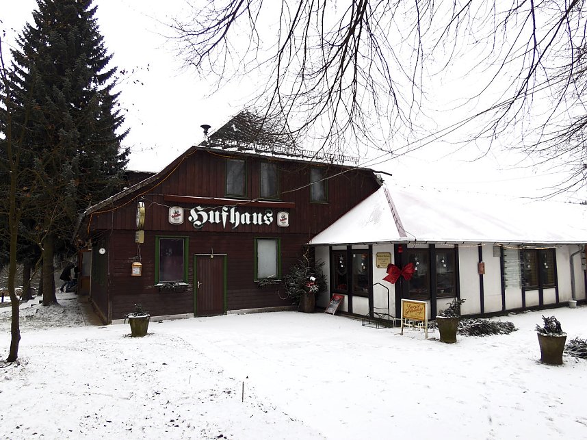 Zu Besuch am Hufhaus
