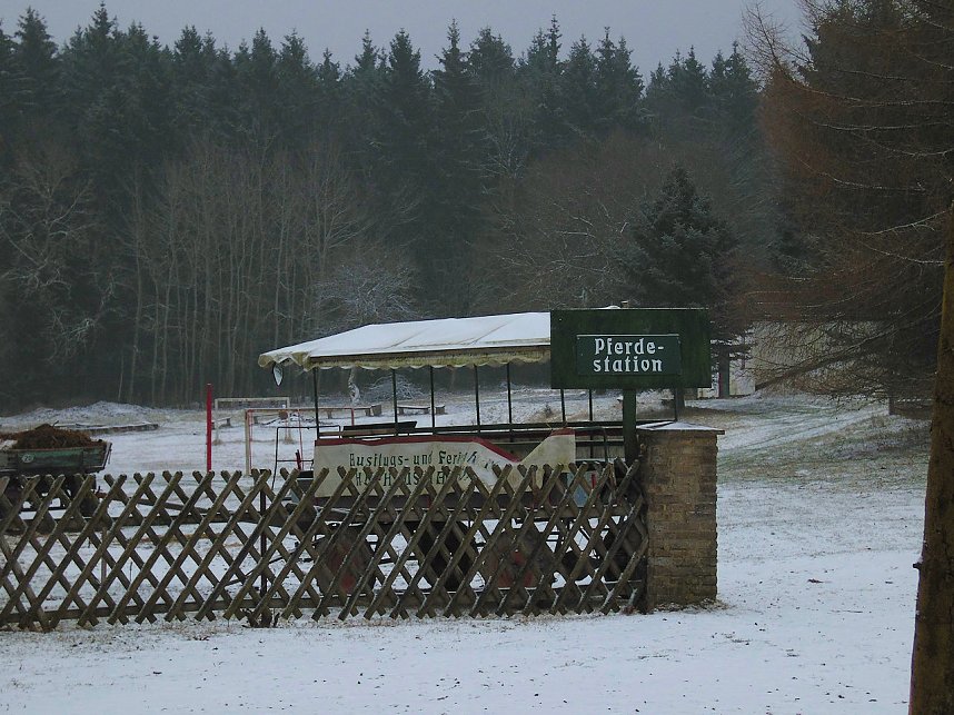 Zu Besuch am Hufhaus