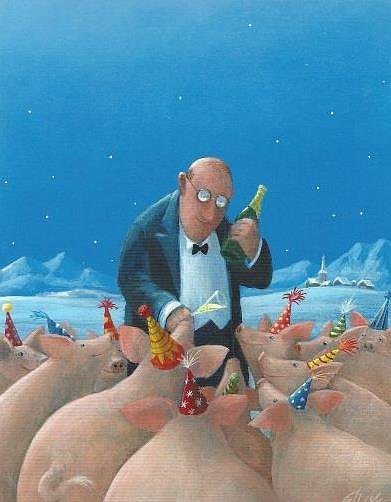 Gl&uuml;ck im doppelten Sinne: Schwein