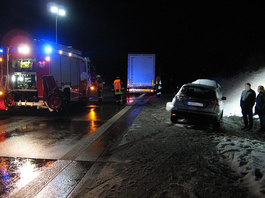 Unfall zwischen Bleicherode und Gro&szlig;wechsungen auf der A38A