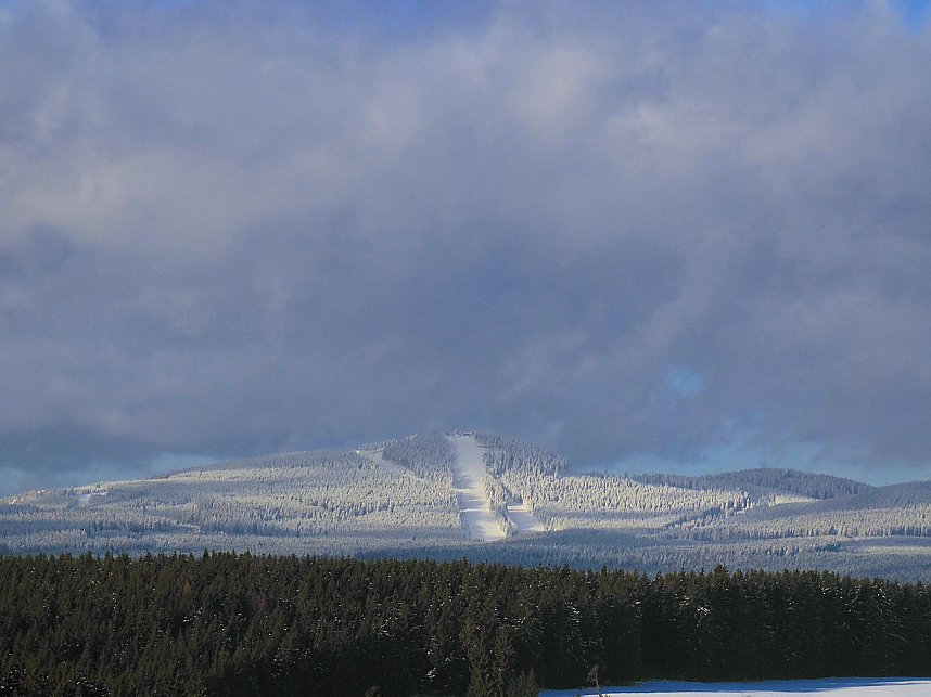 Eine Waldschneise bei Benneckenstein