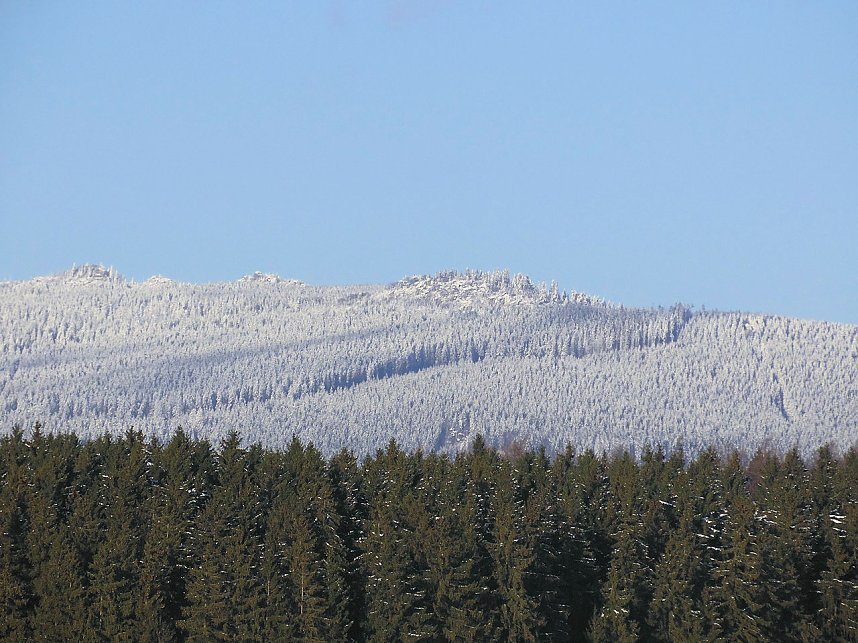 Eine Waldschneise bei Benneckenstein