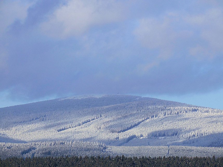 Eine Waldschneise bei Benneckenstein