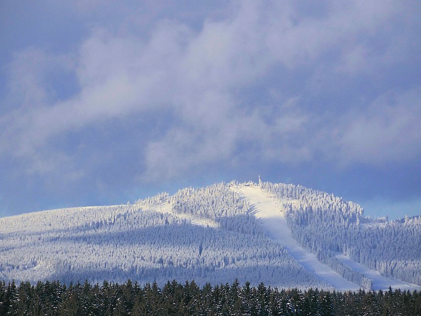 Eine Waldschneise bei Benneckenstein