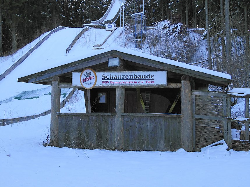 Eine Waldschneise bei Benneckenstein