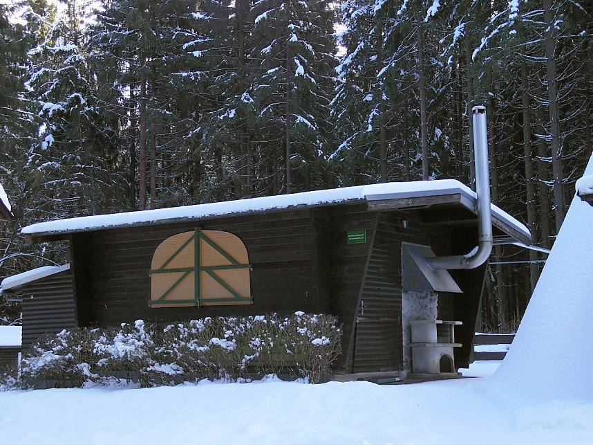 Eine Waldschneise bei Benneckenstein
