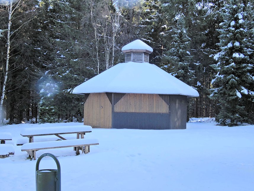 Eine Waldschneise bei Benneckenstein