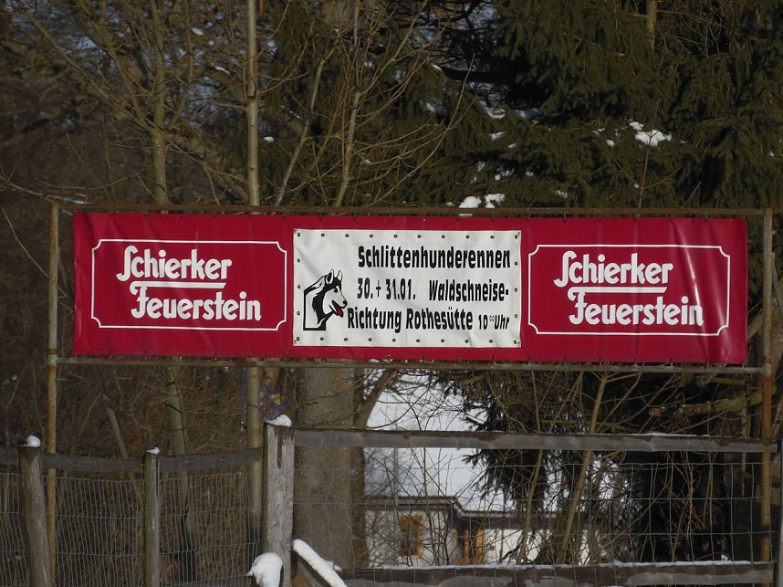 Eine Waldschneise bei Benneckenstein