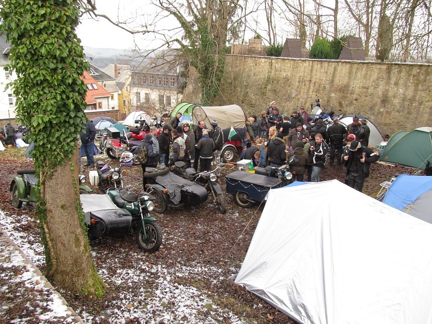 Wintertreffen auf dem Schloss