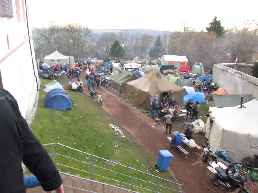 Wintertreffen auf dem Schloss