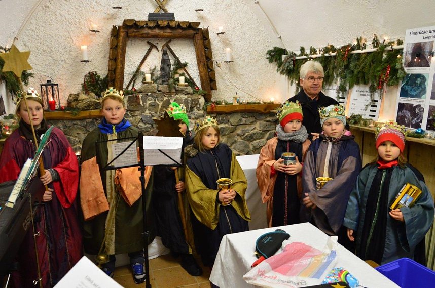 Sternsinger unter Tage