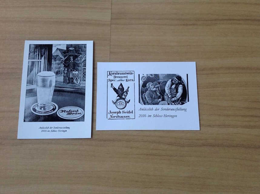 Sonderausstellung im Heringer Schloss zu Nordh&auml;user Produkten