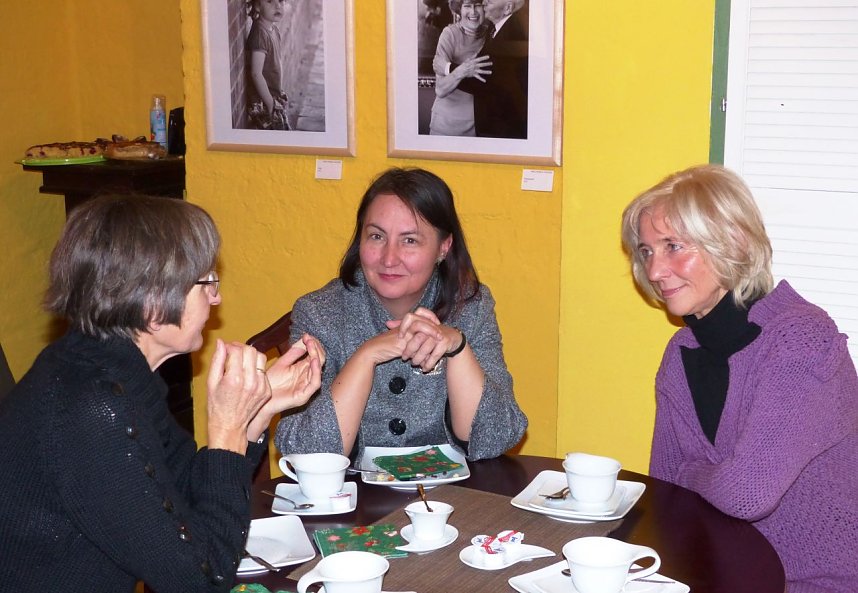 "Blumenklau" bei Kunst & Kaffee