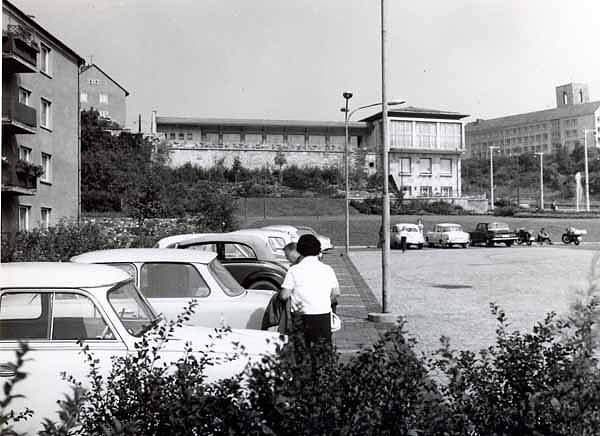 Blick auf die Stadtterrasse
