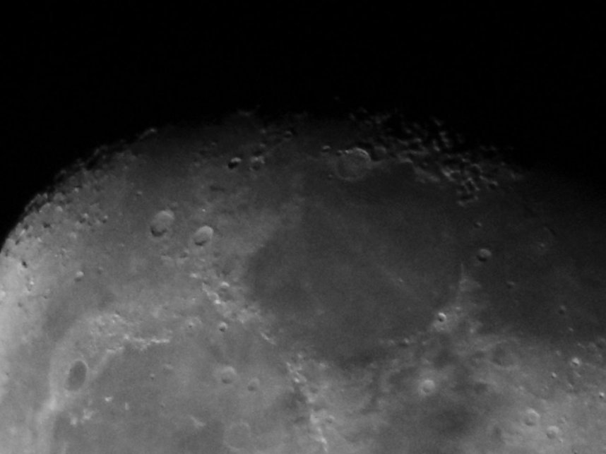 Ganz nah dran am Mond - geht auch vom Boden aus