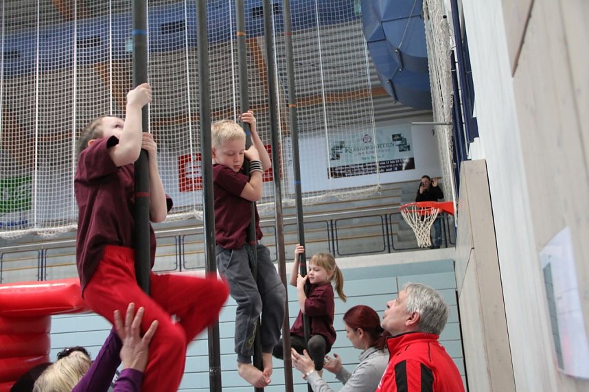 14. Kindergartensporttag in der Wiedigsburghalle