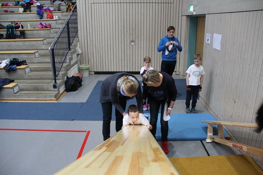 14. Kindergartensporttag in der Wiedigsburghalle