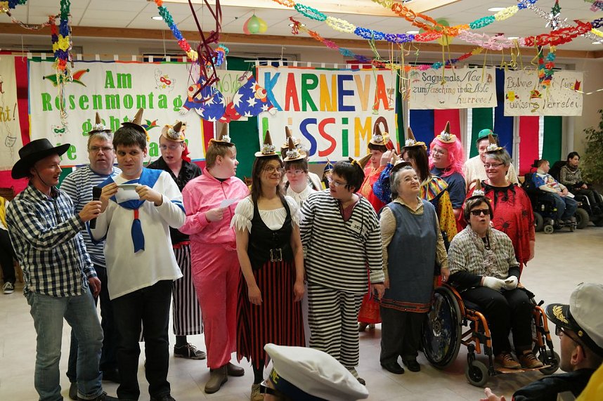 Rosenmontag bei der Lebenshilfe