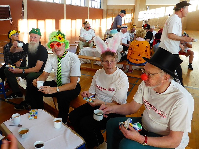 Rosenmontag der Herzsportgruppe