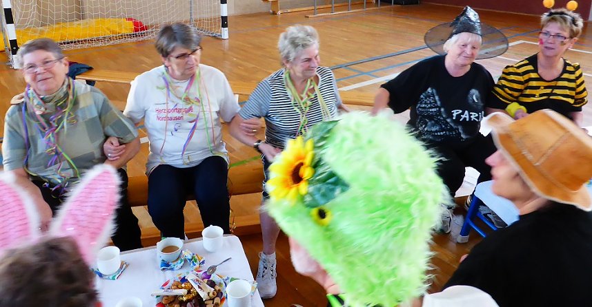 Rosenmontag der Herzsportgruppe