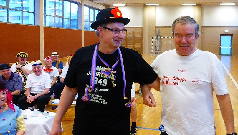 Rosenmontag der Herzsportgruppe