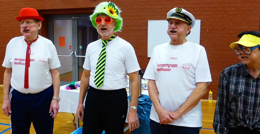 Rosenmontag der Herzsportgruppe