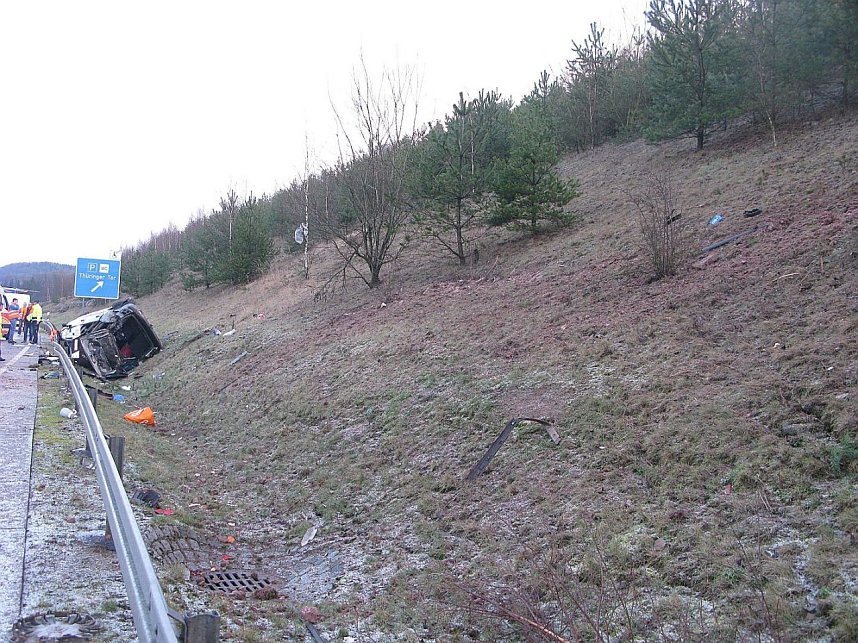 Schwerer Unfall auf der A71