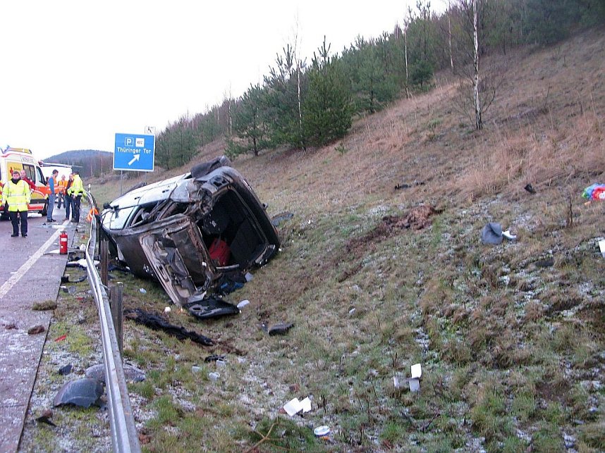 Schwerer Unfall auf der A71
