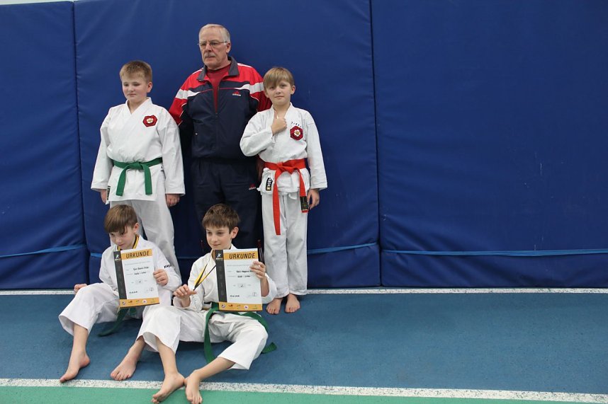 F&uuml;r die Nordh&auml;user Karate Kids war der erste "East Open" Wettkampf in Halle ein Pflichttermin