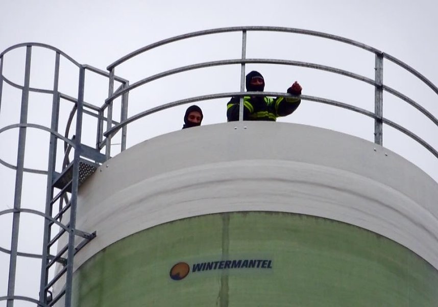 Messpunkte angebracht